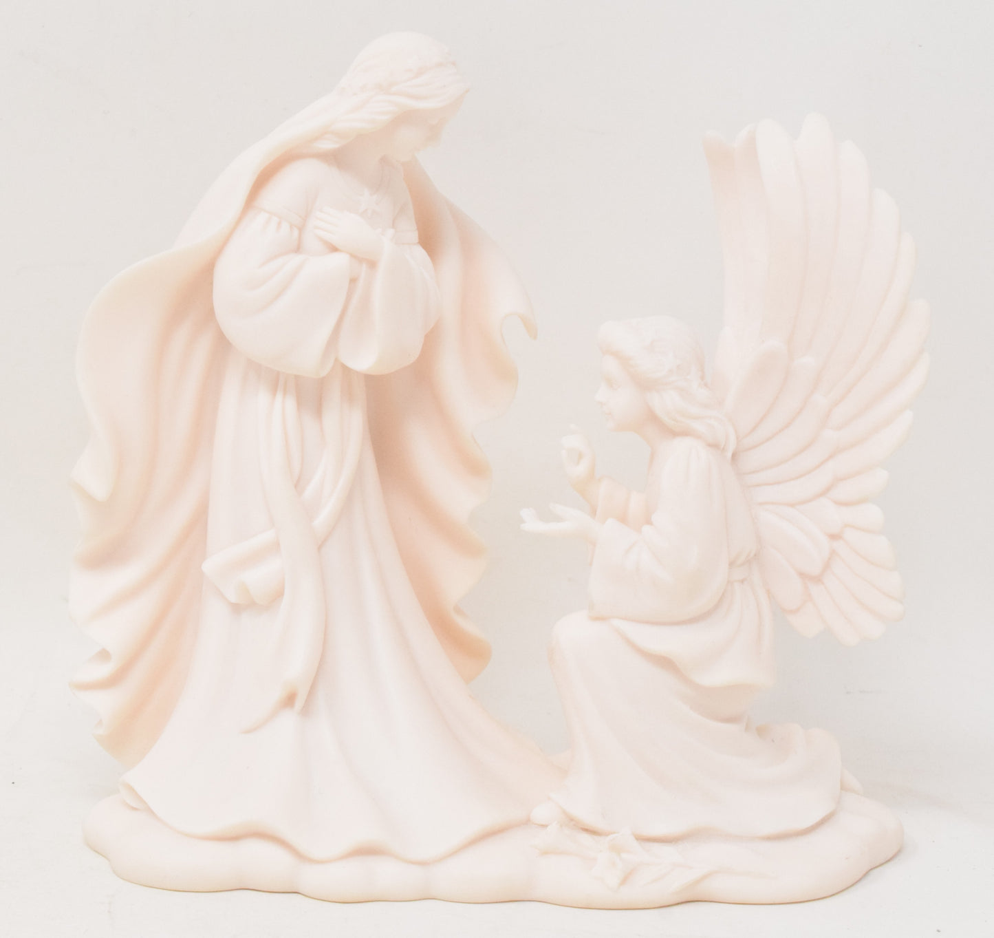 Millenium Annunciation Gabriel Virgin Mary Porcelain Figurine Roman Inc 1995