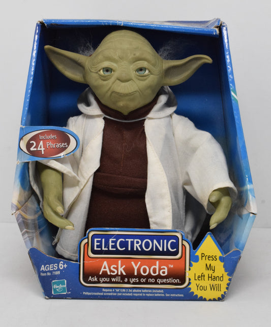 Star Wars Ask Yoda Electronic Figure Talking 8" Hasbro New