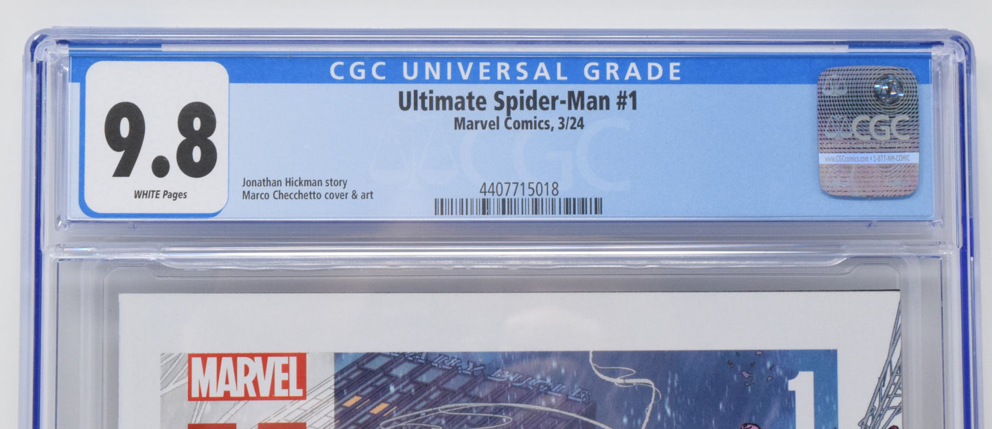 Ultimate Spider-Man 1 A Marvel 2024 CGC 9.8 Marco Checchetto 1st Print