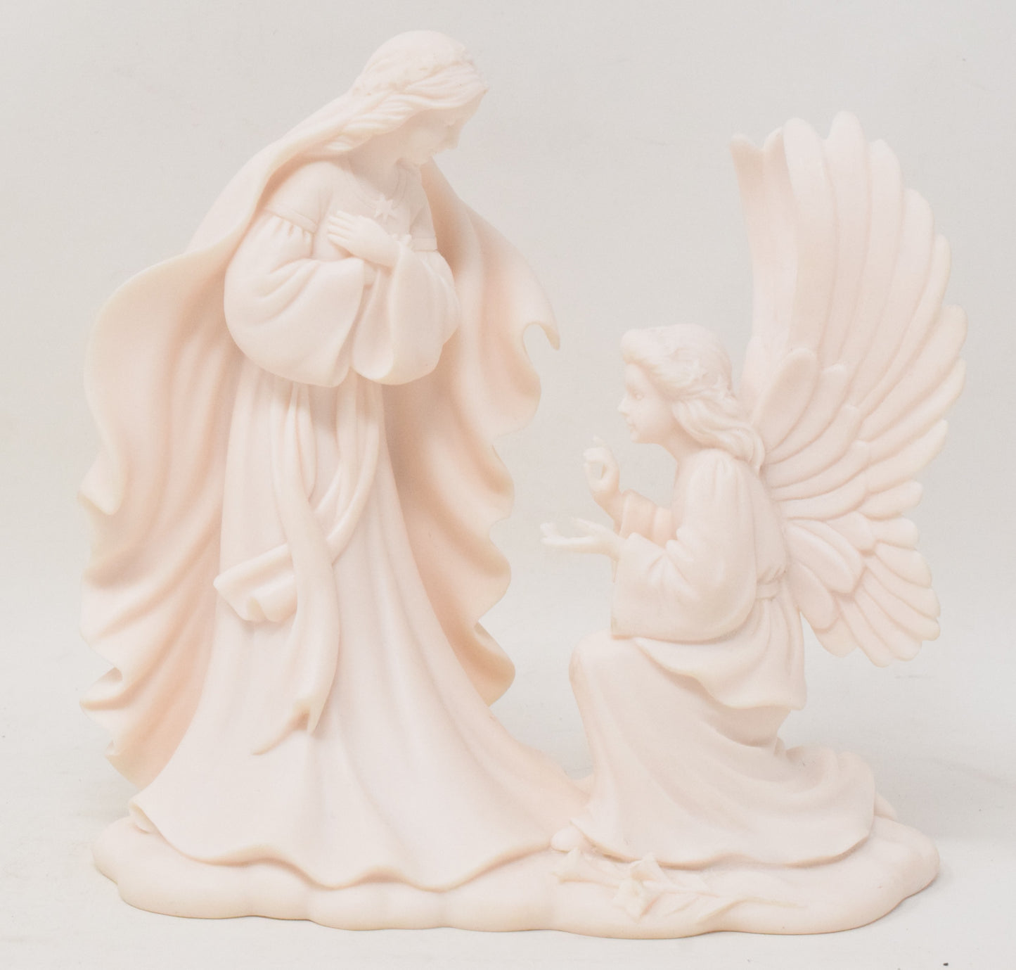 Millenium Annunciation Gabriel Virgin Mary Porcelain Figurine Roman Inc 1995