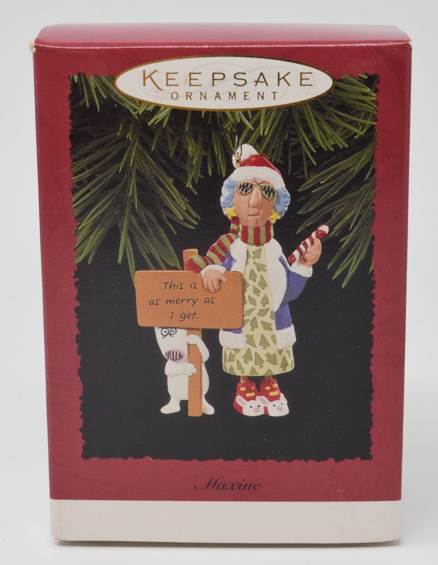 Hallmark Keepsake Maxine Christmas Ornament 1996 NIB