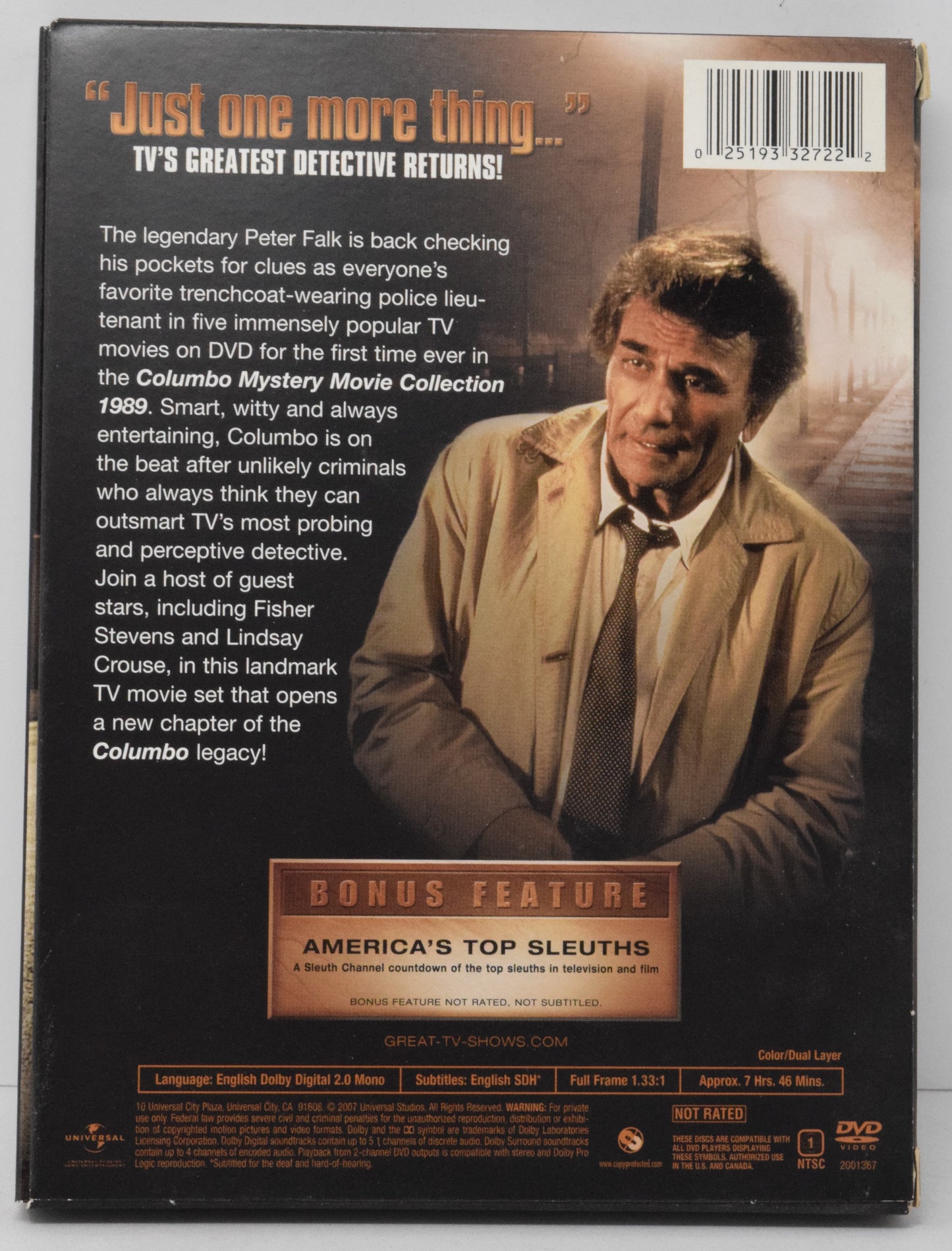 Columbo Mystery Movie Collection 1989 DVD