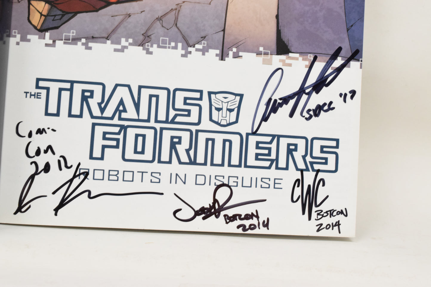 Transformers Robots In Disguise 1 TPB TP IDW 2012 NM Signed 4x