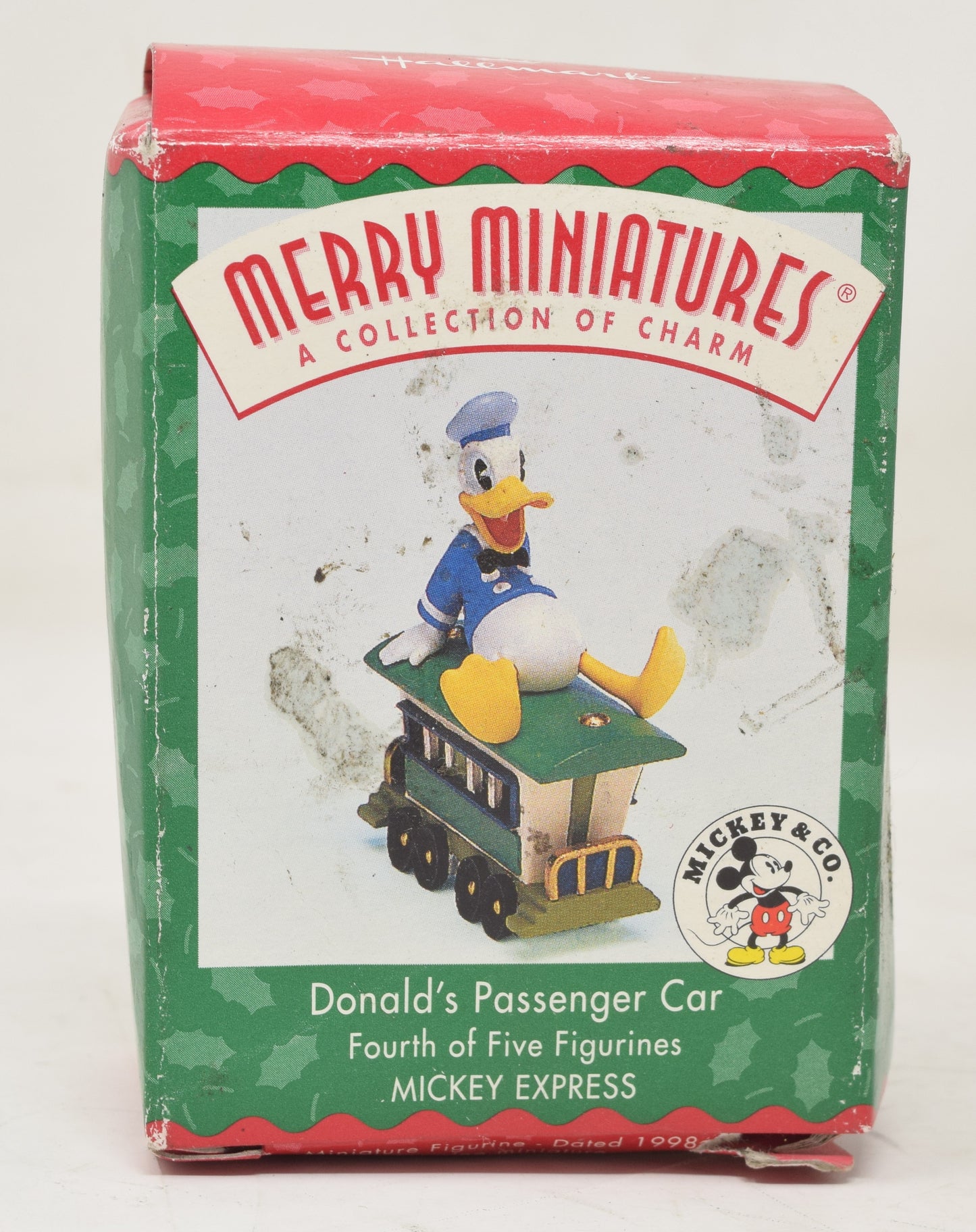 Hallmark Keepsake Ornament Disney Donald Duck Passenger Car Christmas Tree 1998 NIB