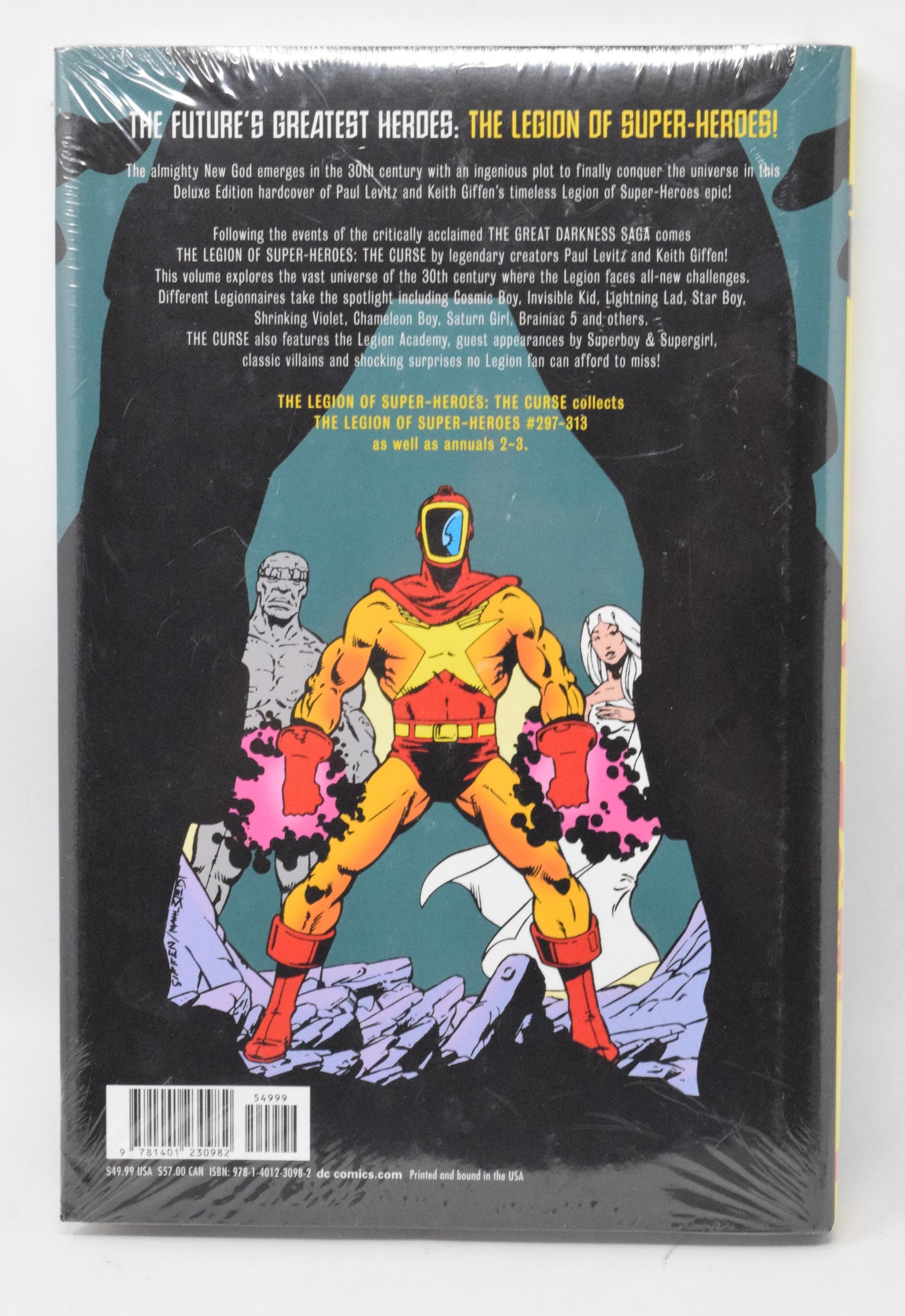 Legion Of Super Heroes Curse Deluxe HC DC 2011 NM Sealed Paul Levitz