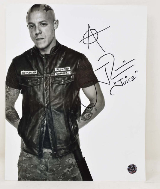 Theo Rossi Sons of Anarchy Signed Photo Signed 8 x 10 COA