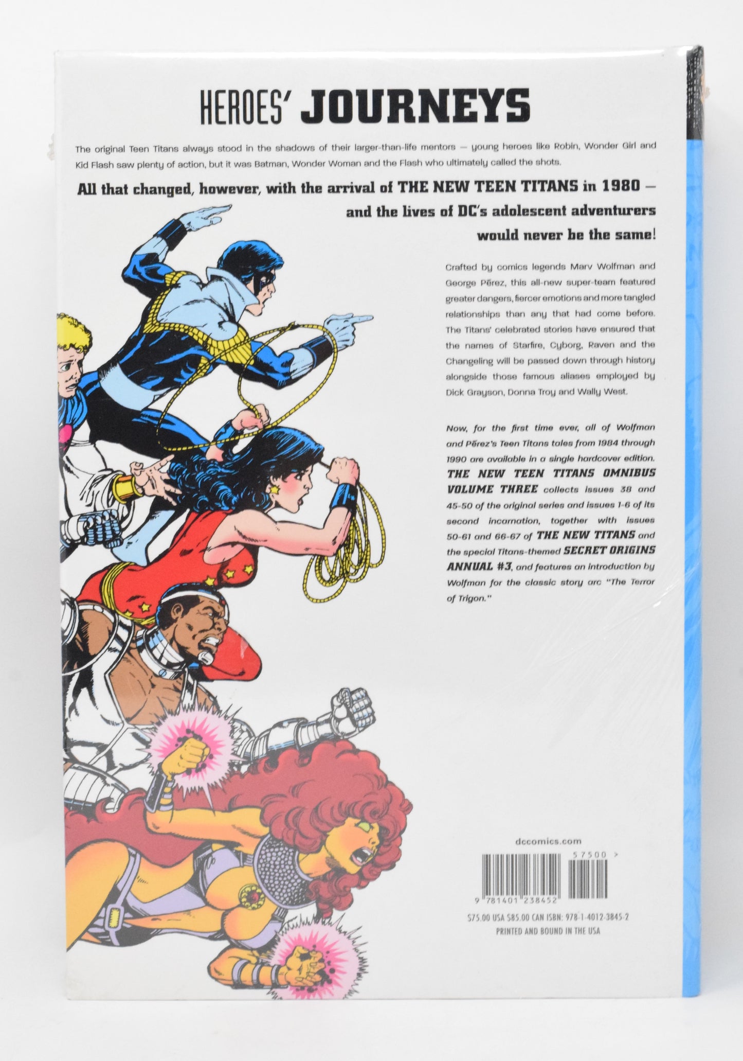 New Teen Titans Omnibus 3 HC DC 2013 NM Sealed George Perez Marv Wolfman