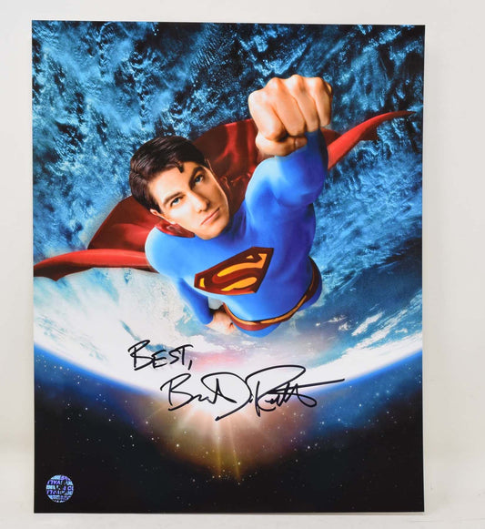 Brandon Routh Superman Returns flying in Space Signed Photo 8 x 10 COA