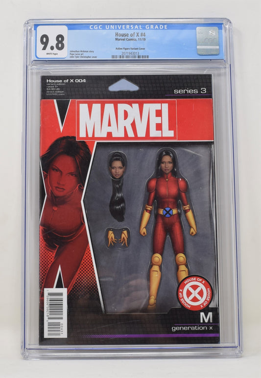 House Of X 4 Marvel 2019 CGC 9.8 John Tyler Christopher Action Figure Variant