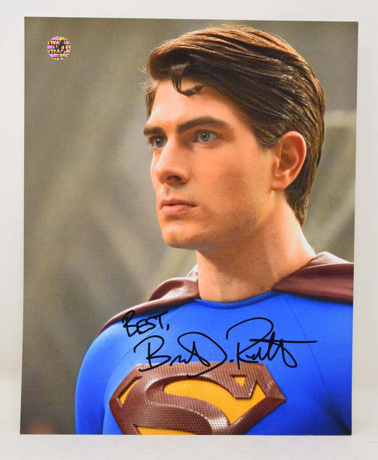 Brandon Routh Superman Headshot Signed Photo 8 x 10 COA