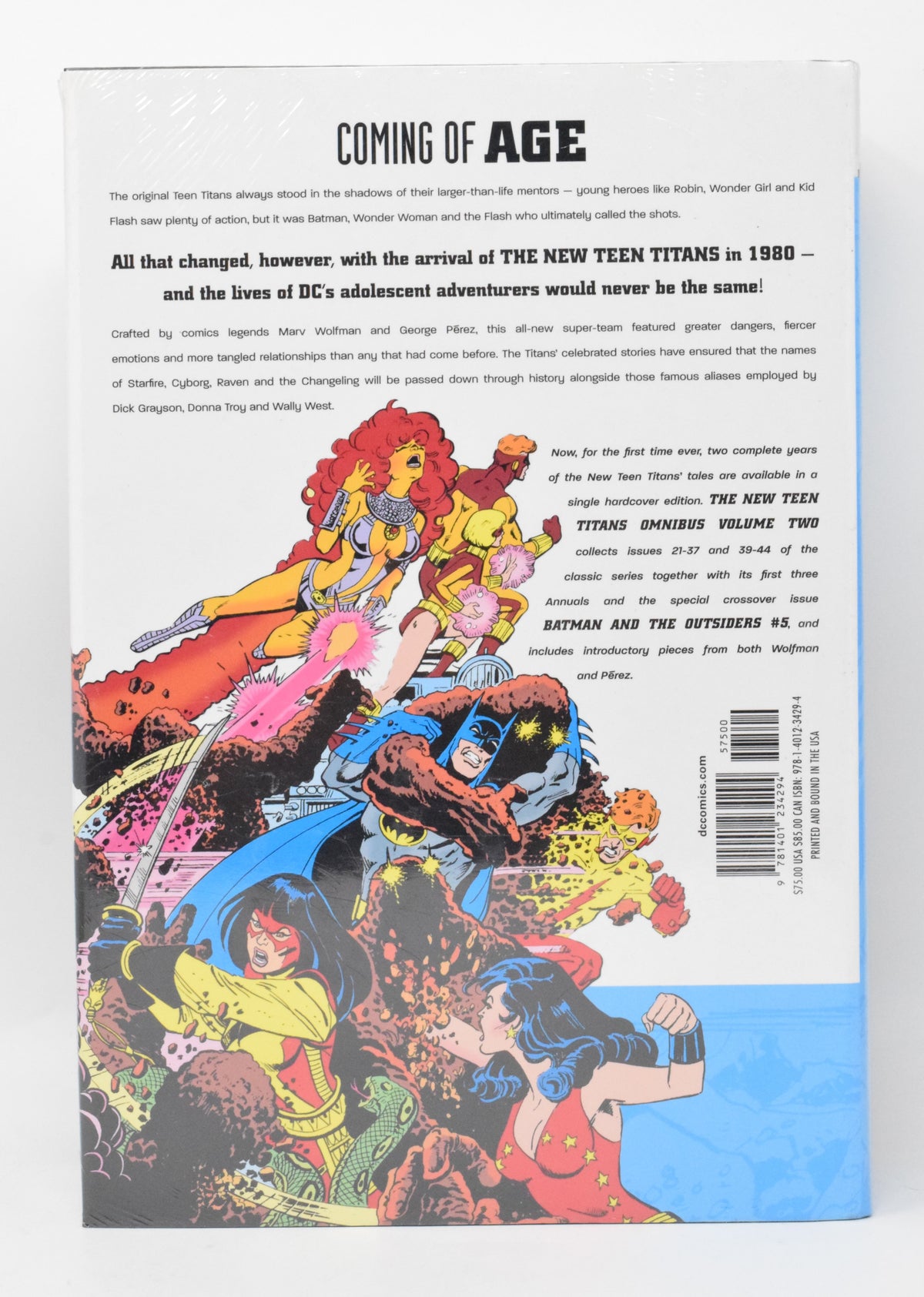 New Teen Titans Omnibus 2 HC DC 2012 NM Sealed George Perez Marv Wolfman