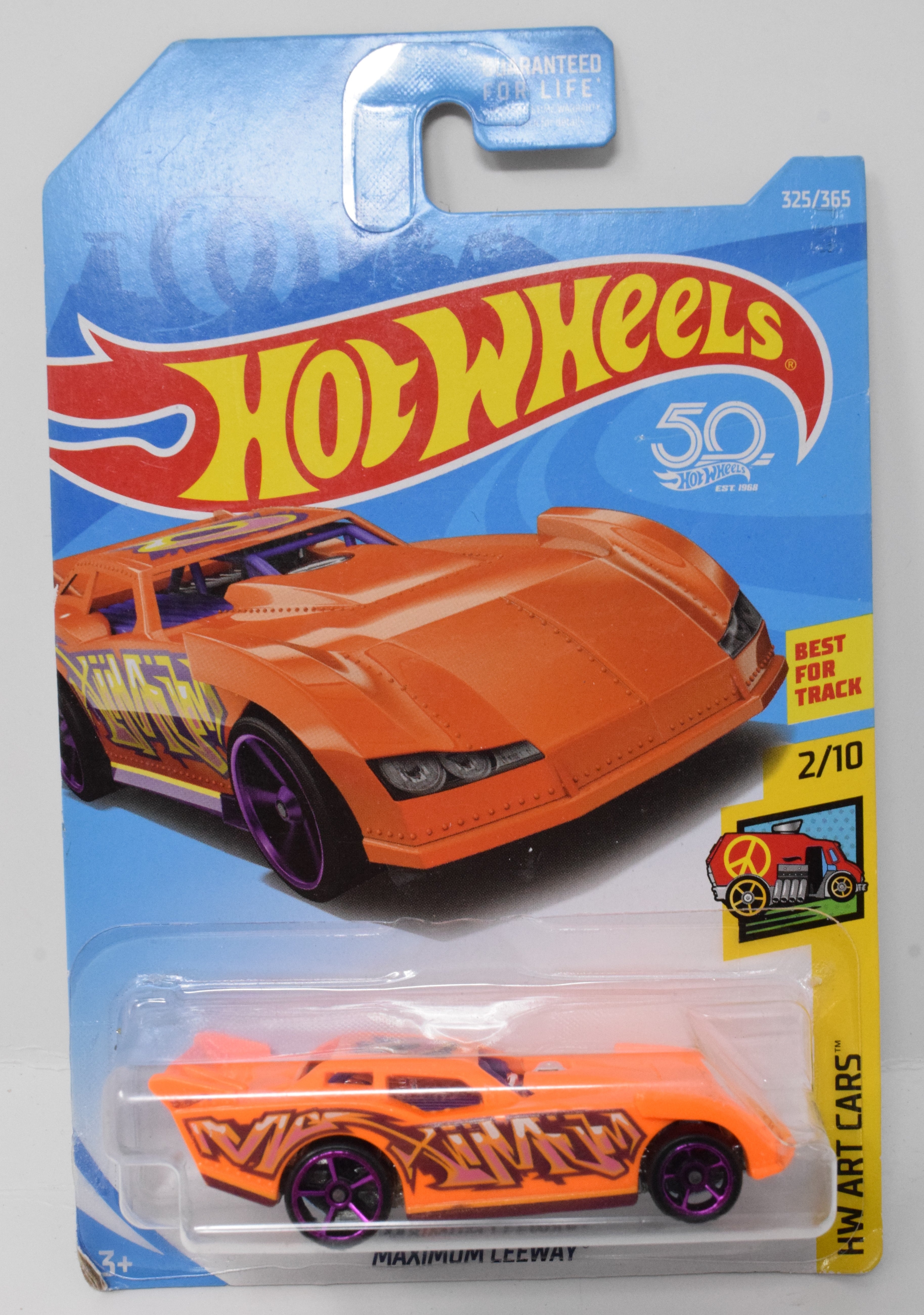 Hot Wheels Maximum Leeway HW Art Cars Orange 2/10 325 DieCast Car New
