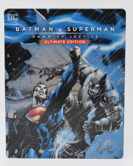 Batman V Superman Dawn Of Justice Ultimate Ed Blu-Ray Steelbook Jim Lee