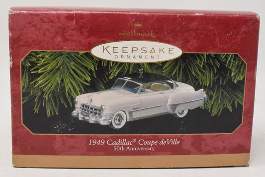 Hallmark Keepsake 1949 Cadillac Coupe DeVille Christmas Ornament 1999 NIB