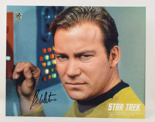 William Shatner Star Trek Headshot Signed Photo 8 x 10 COA