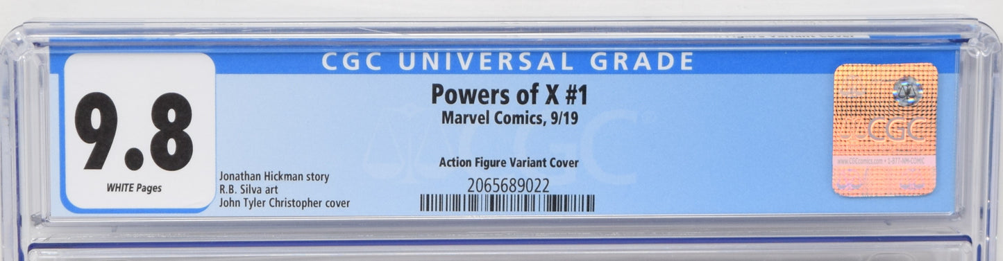 Powers Of X 1 Marvel 2019 CGC 9.8 John Tyler Christopher Action Figure Variant