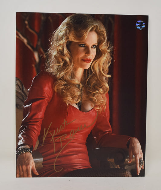 Kristen Bauer Van Straten Leather Dress True Blood Signed Autograph 8 x 10 Photo COA