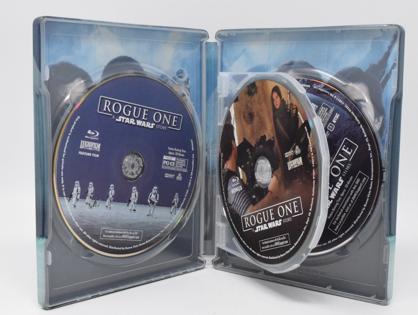 Star Wars Rogue One 3D Movie DVD Blu-Ray Steelbook 4 Disc