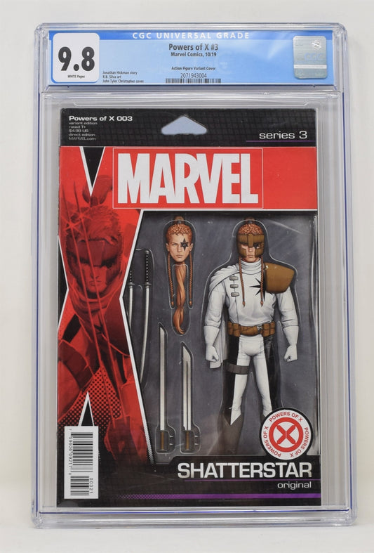 Powers Of X 3 Marvel 2019 CGC 9.8 John Tyler Christopher Action Figure Variant