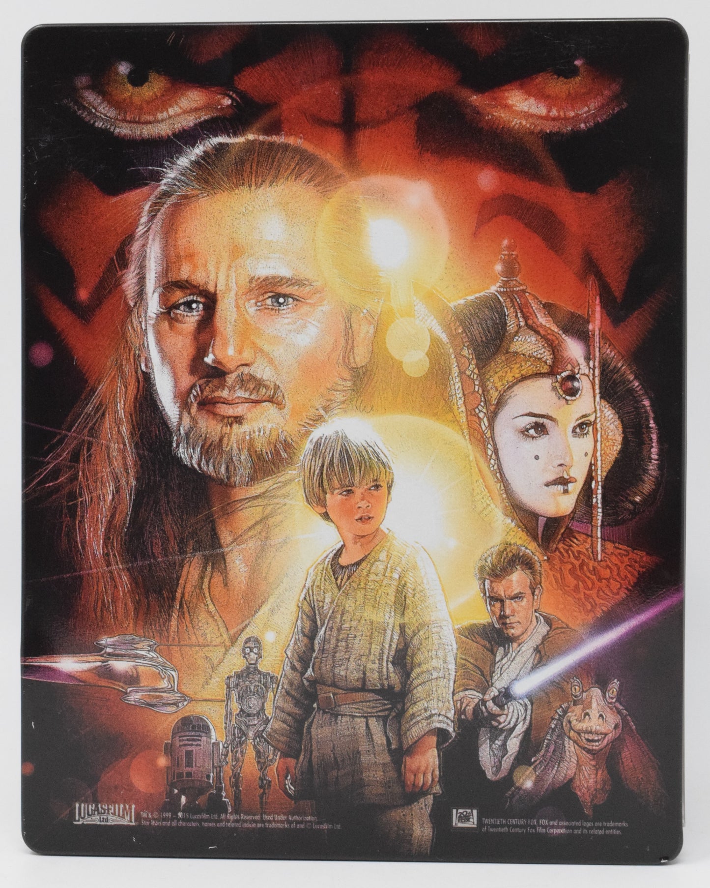 Star Wars Phantom Menace Movie Blu-Ray Steelbook Darth Maul