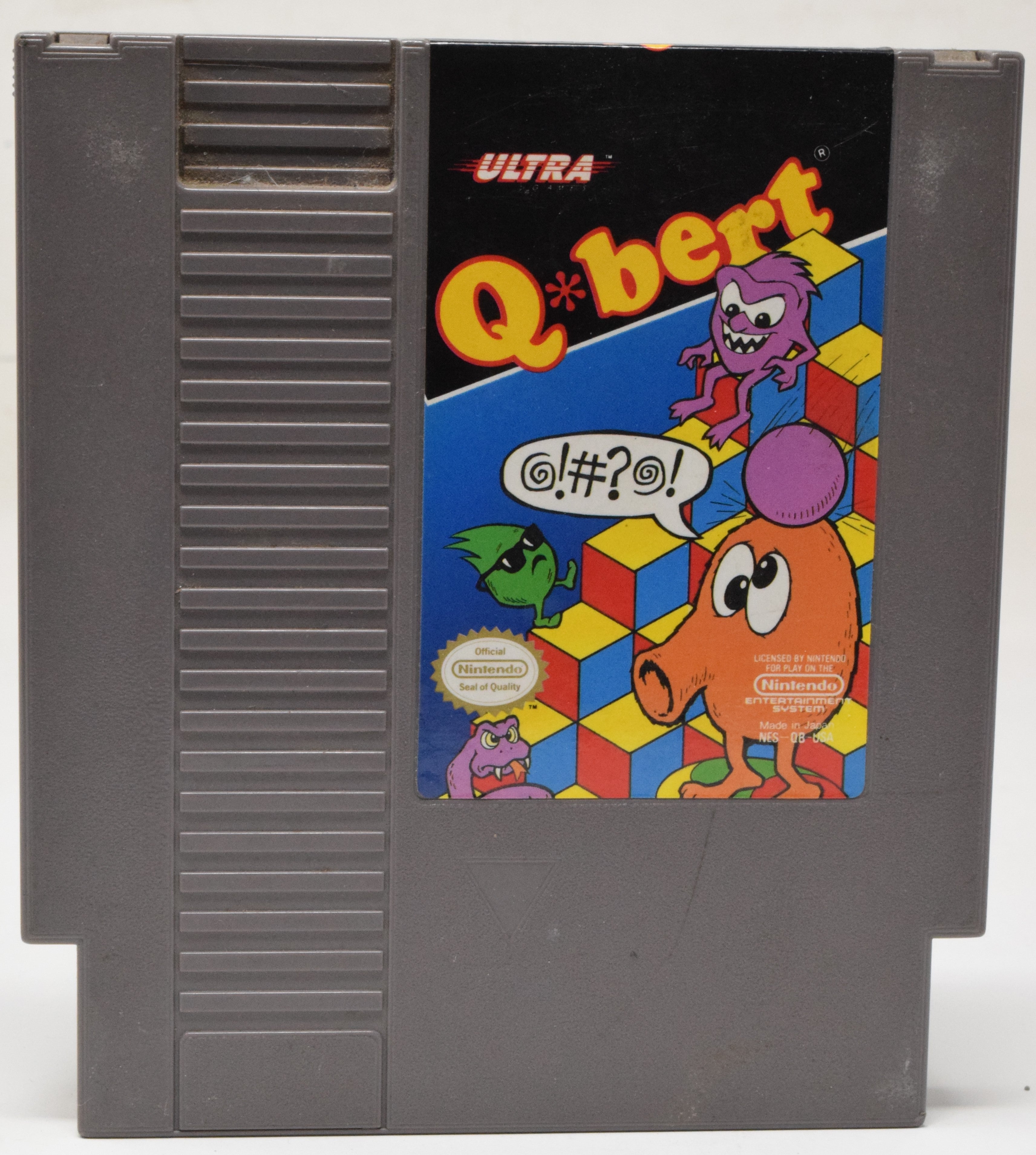 Nintendo NES Q-Bert Ultra Video Game Cartridge – Golden Apple Comics