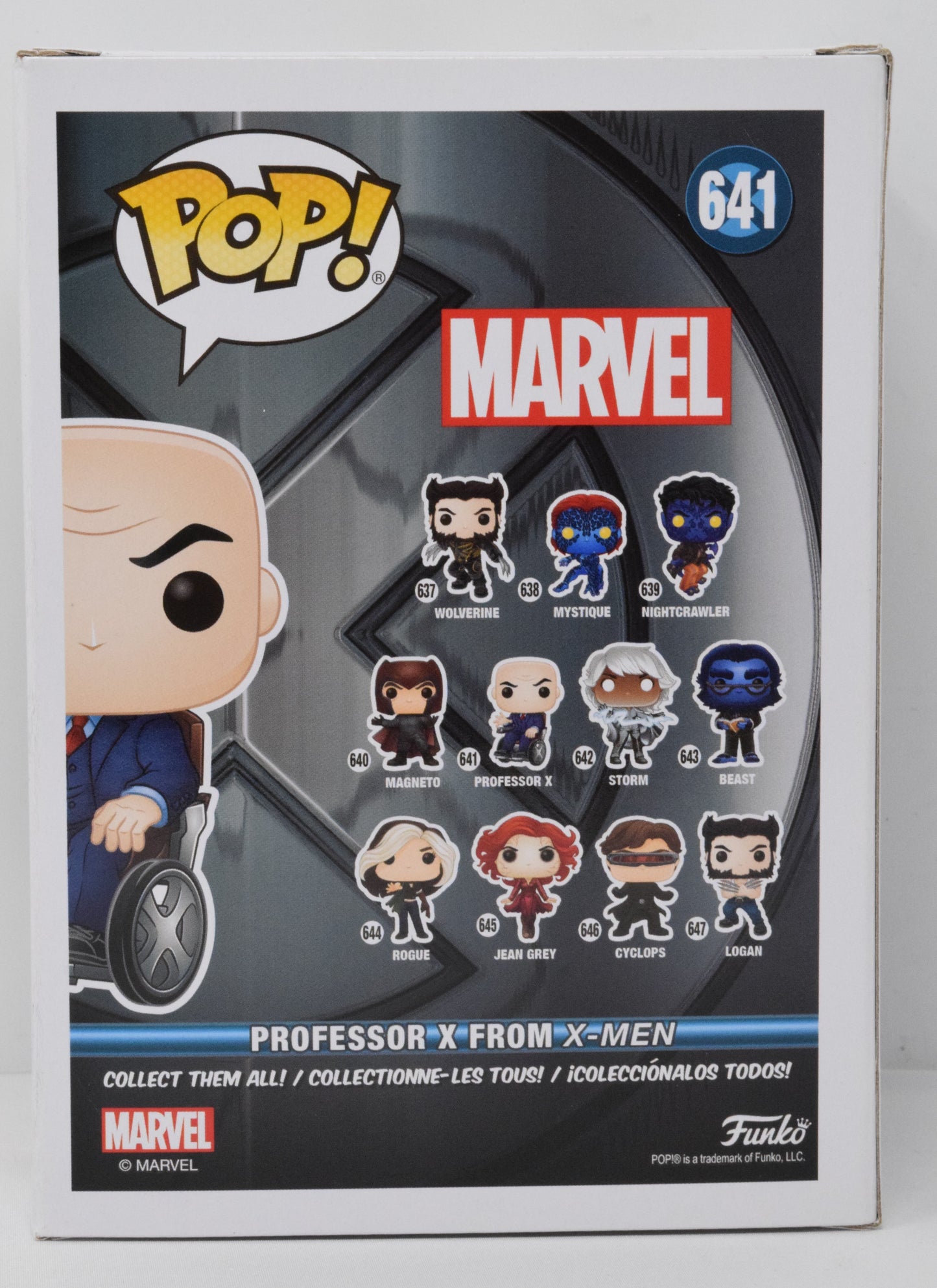 Professor X X-Men Marvel Funko Pop 641 Figure New