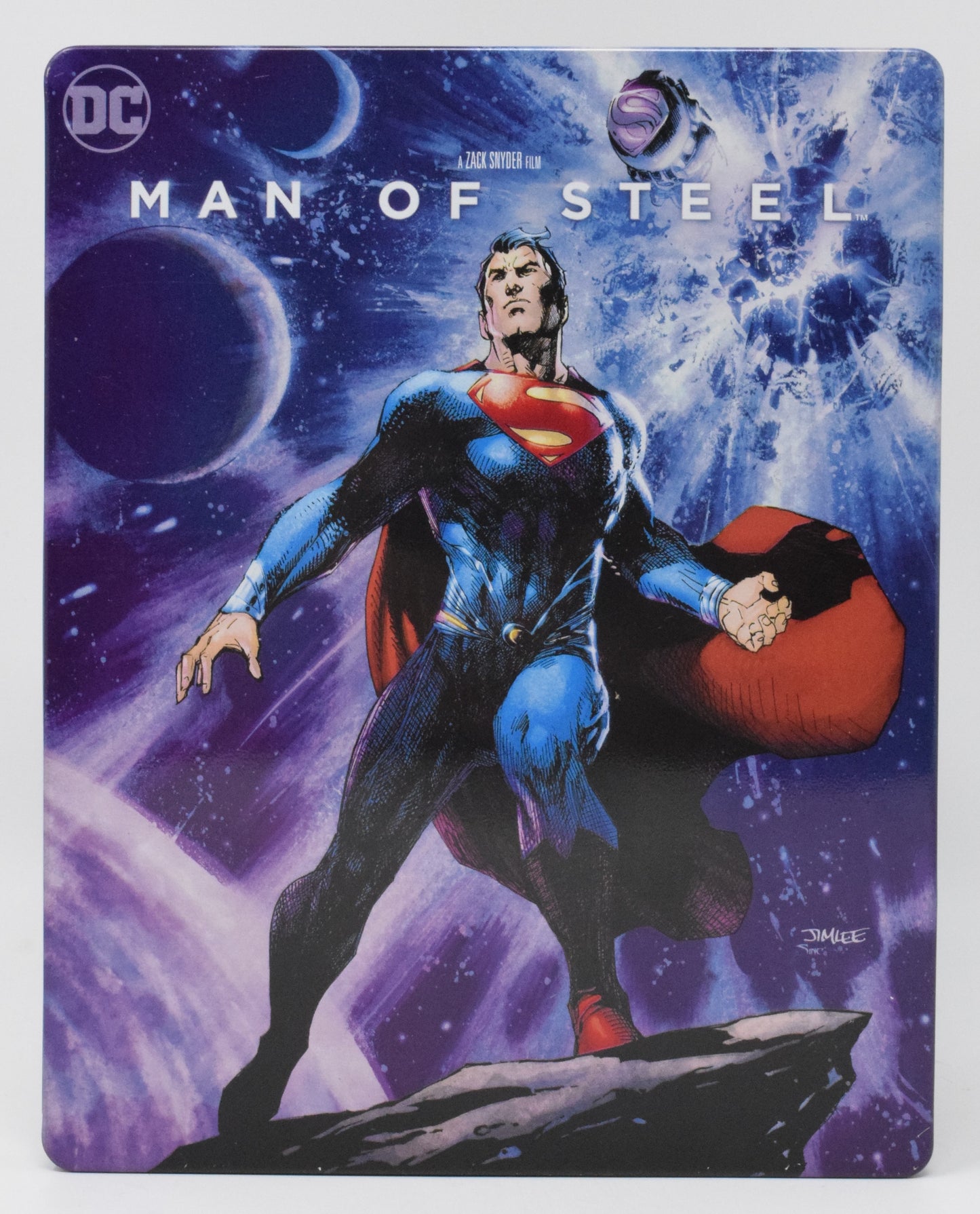 Superman Man Of Steel Movie Blu-Ray Steelbook Jim Lee