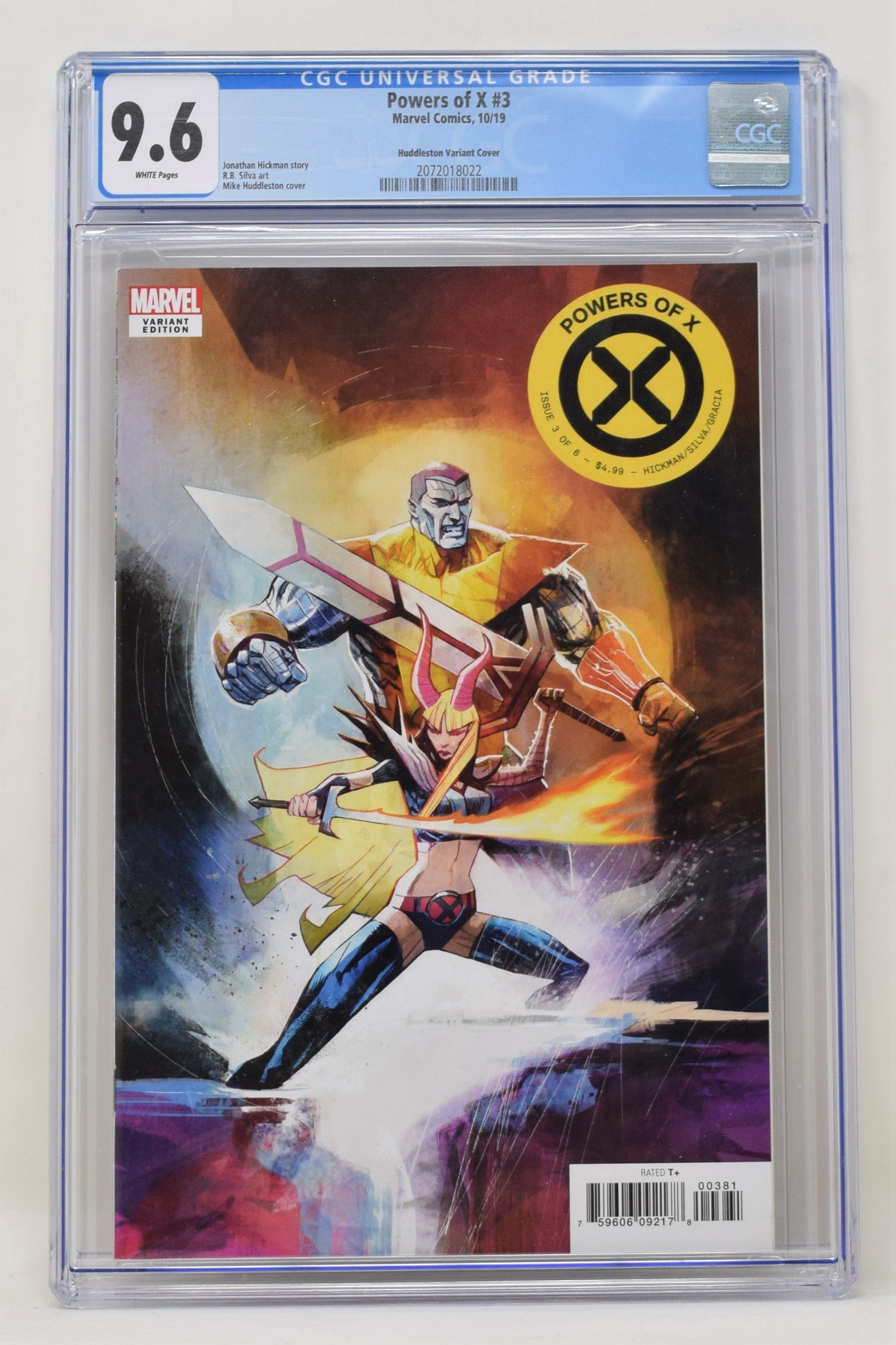 Powers Of X 3 Marvel 2019 CGC 9.6 1:10 Mike Huddleston Magik