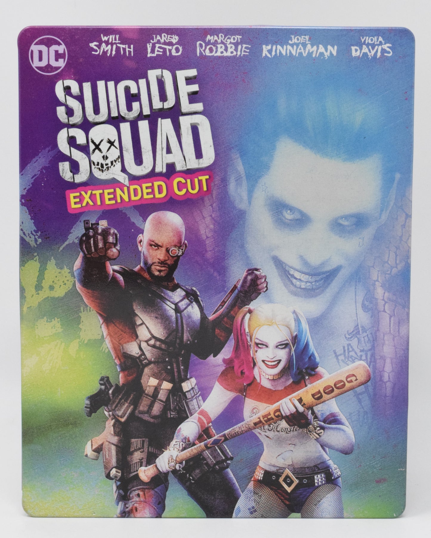 Suicide Squad Extended Cut Movie Blu-Ray Steelbook