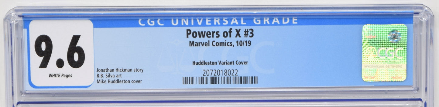 Powers Of X 3 Marvel 2019 CGC 9.6 1:10 Mike Huddleston Magik Colossus Variant