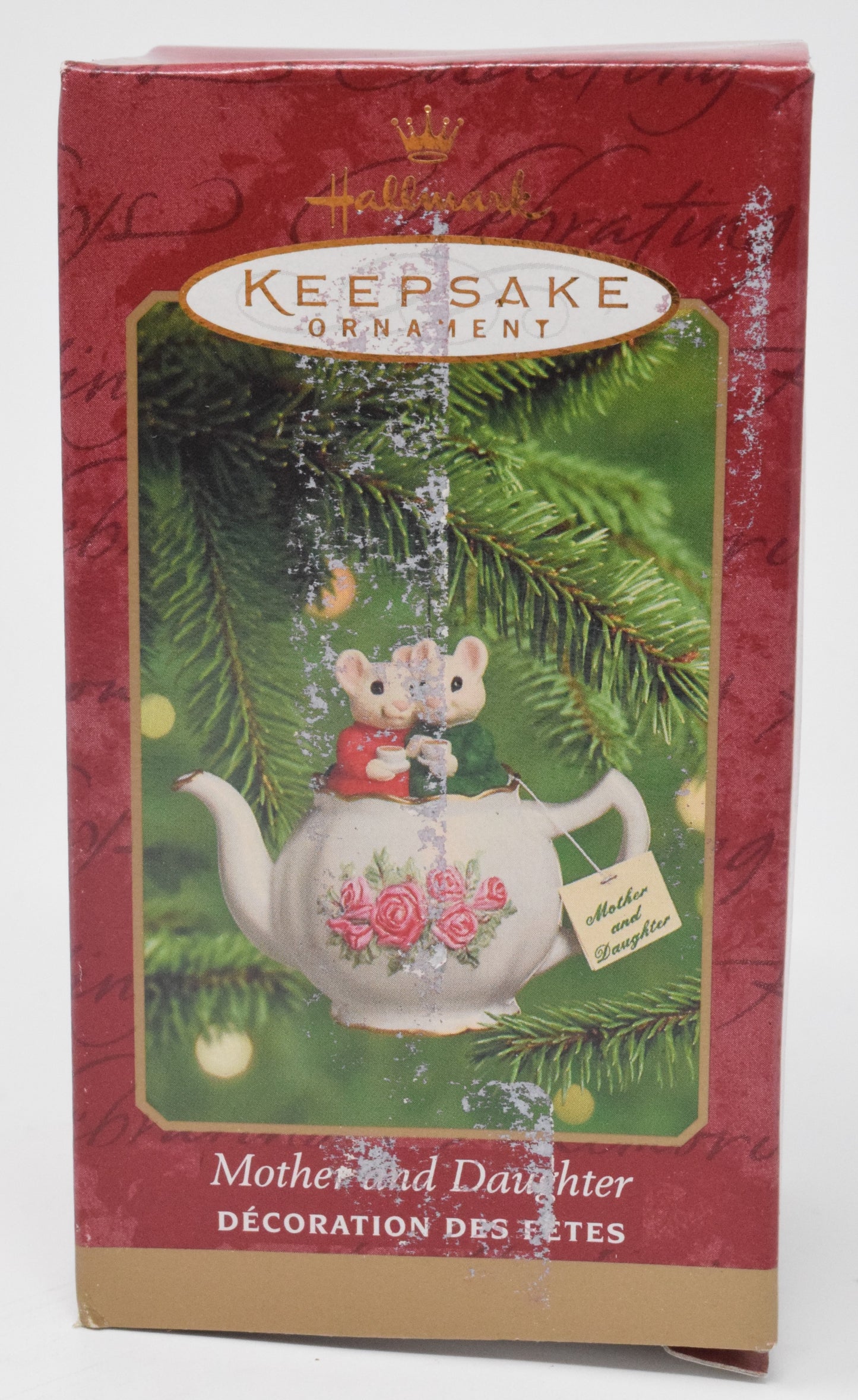 Hallmark Keepsake Mouse Mother And Daughter Christmas Ornament 2000 NIB