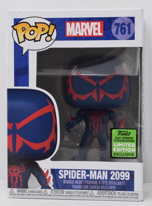 Spider-Man 2099 Marvel Funko Pop 761 Figure 2021 Spring Convention New