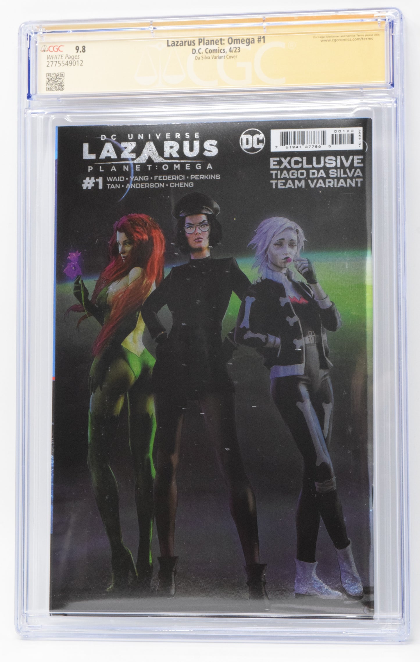 Lazarus Planet Omega #1 I DC I Tiago Da Silva Foil Dreamer Nicole Maines SIGNED