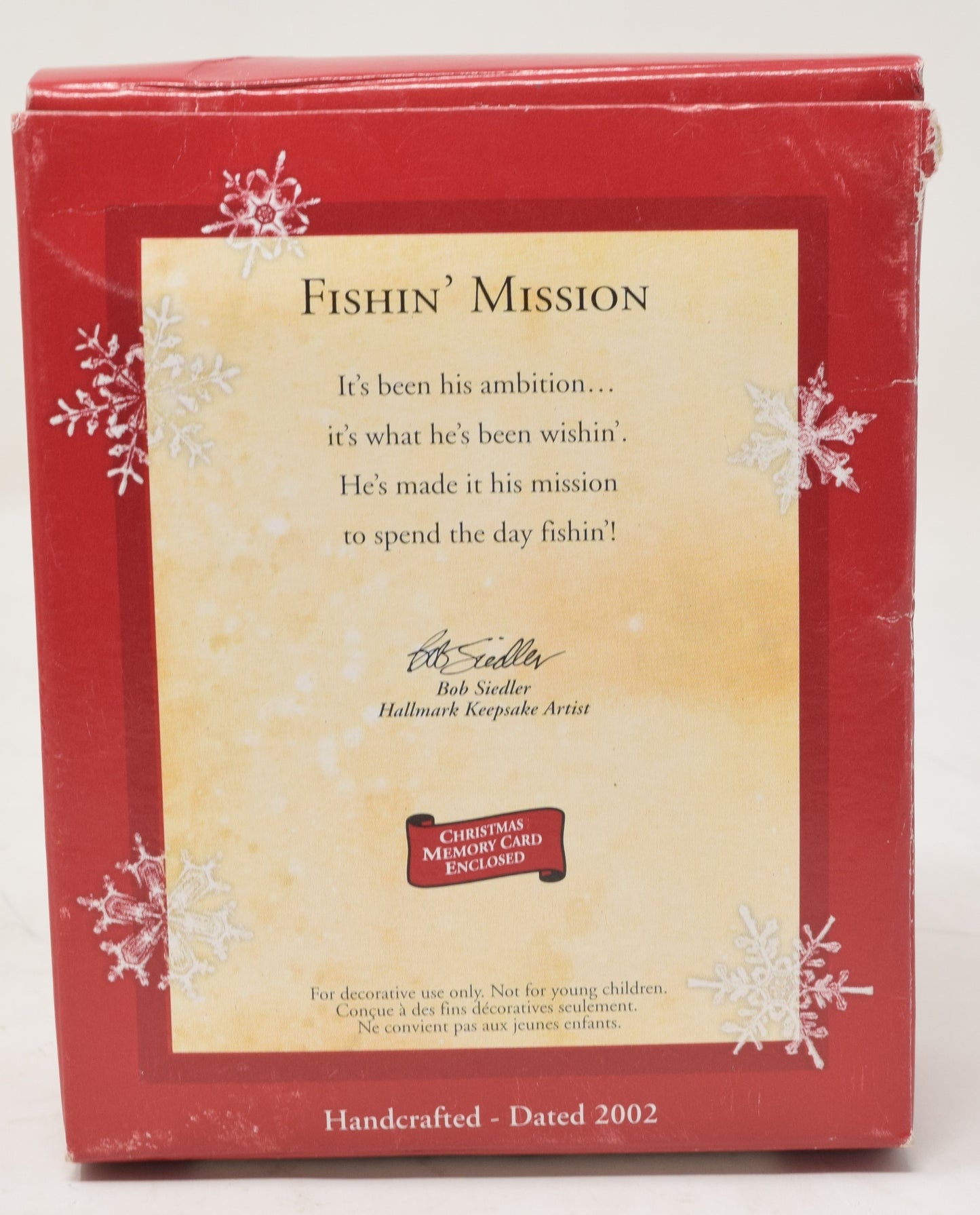 Hallmark Keepsake Ornament Fishin Mission Christmas Tree 2002 NIB