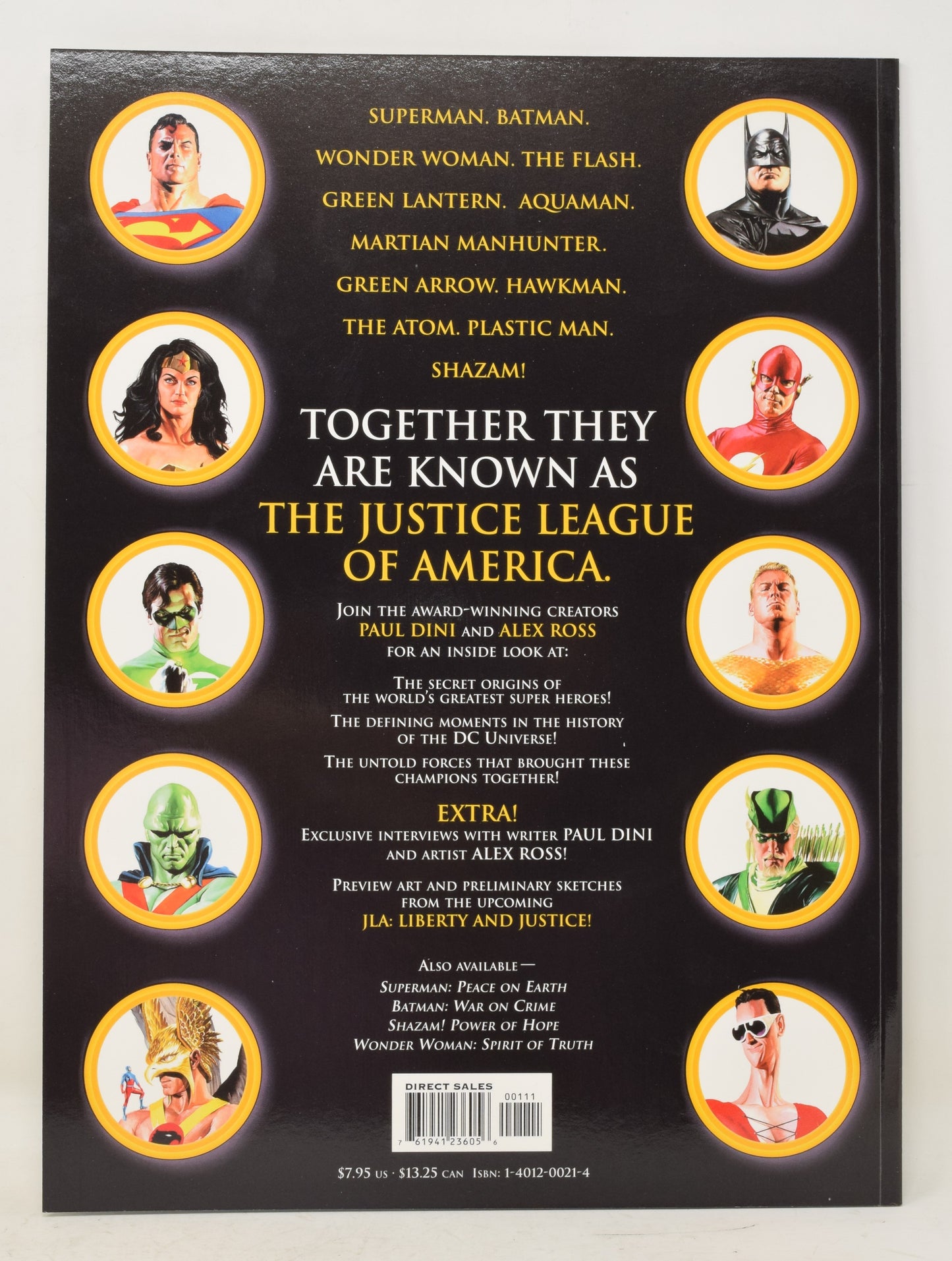 JLA Secret Origins Treasury 2002 NM+ 9.6 Alex Ross Paul Dini Justice League America