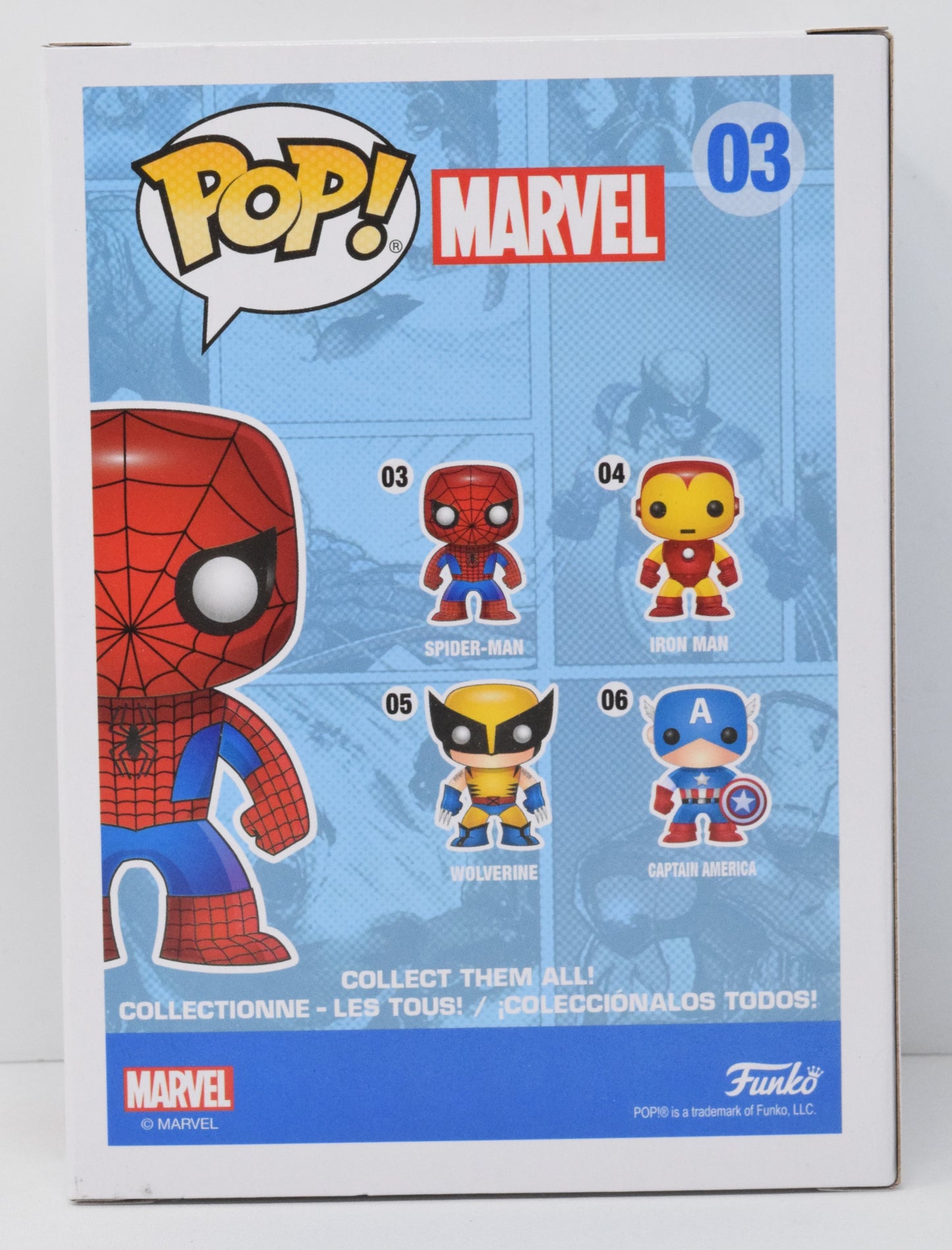 Spider-Man Marvel Funko Pop 03 Figure New