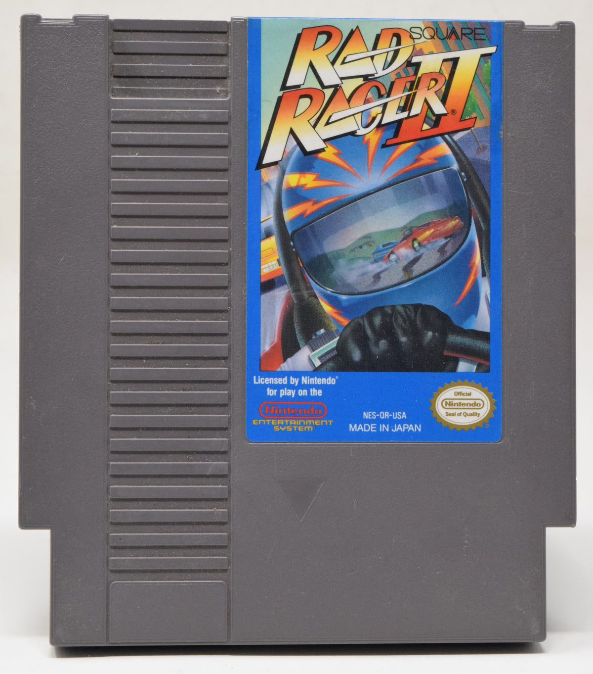 Nes Razz Game Nintendo NES Rad Racer II Square Video Game Cartridge