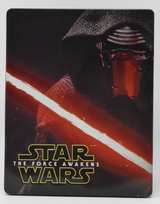 Star Wars Force Awakens Movie DVD Blu-Ray Steelbook Kylo Ren