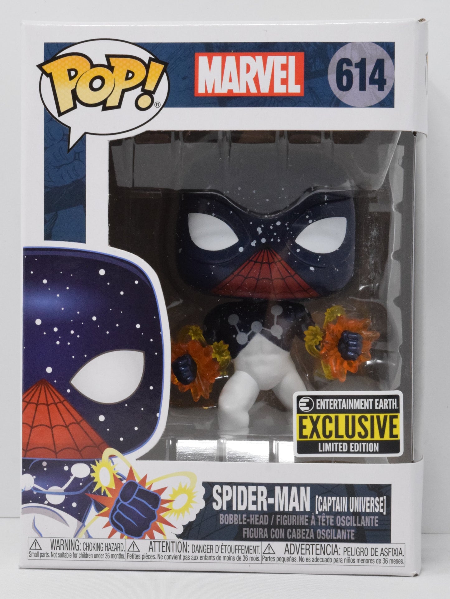 Spider-Man Captain Universe Marvel Funko Pop 614 Figure Entertainment Earth New