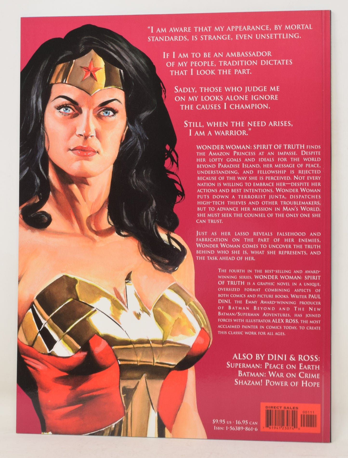 Wonder Woman Spirit Of Truth Treasury 2001 NM+ 9.6 Alex Ross Paul Dini