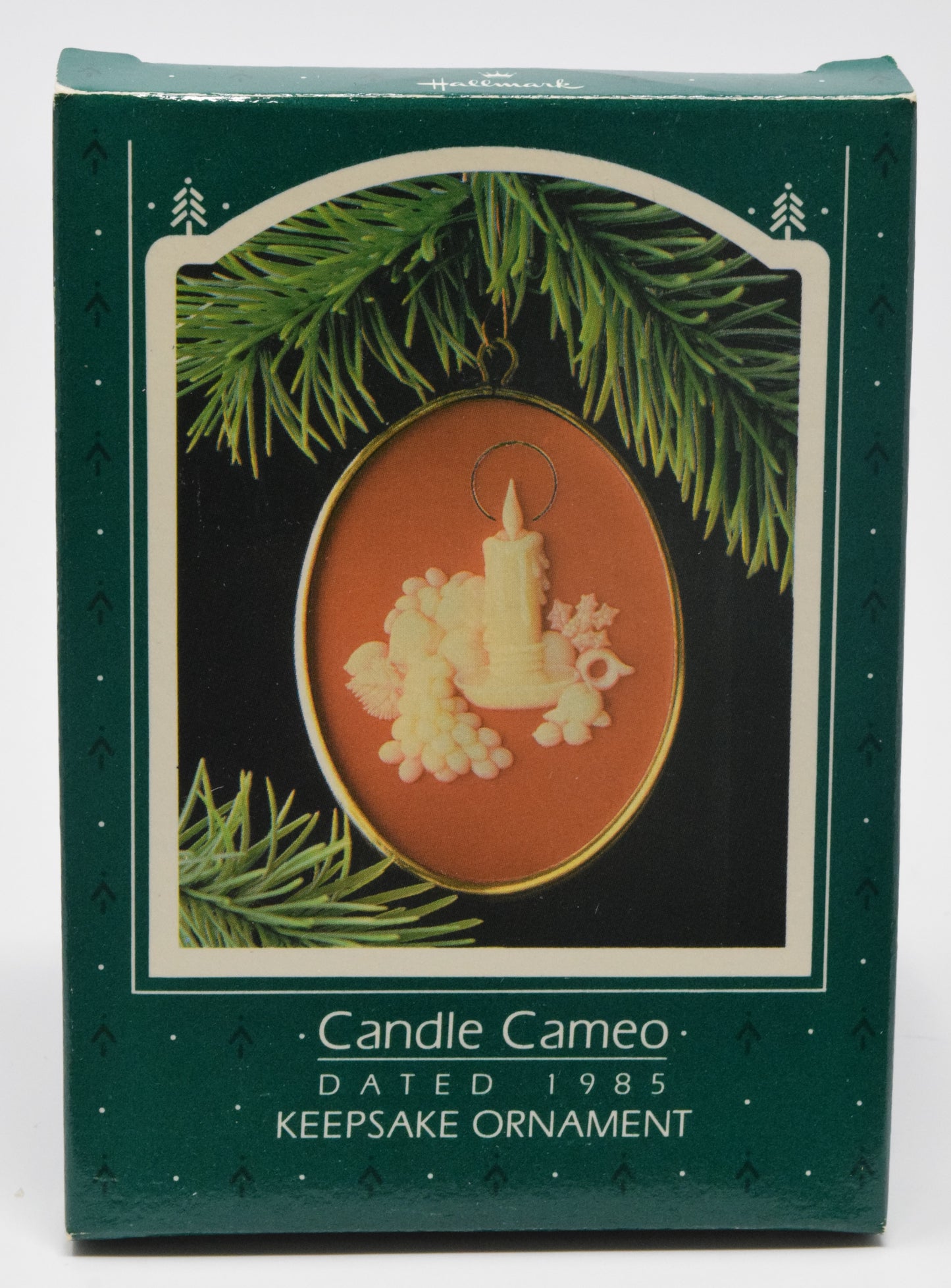 Hallmark Keepsake Candle Cameo Christmas Ornament 1985