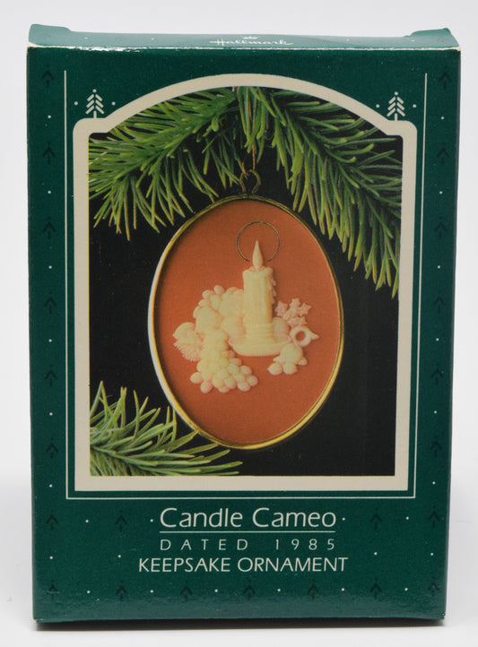 Hallmark Keepsake Candle Cameo Christmas Ornament 1985