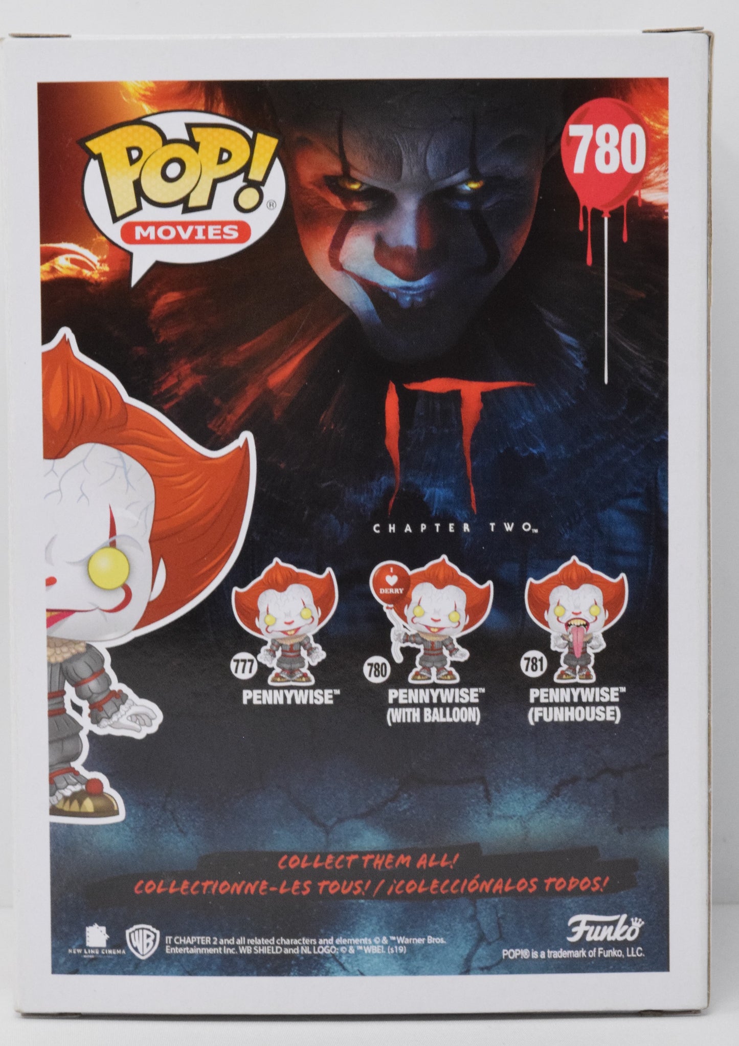 Pennywise It Movies Funko Pop 780 Figure Scary Clown New