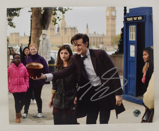 Matt Smith Doctor Who Tardis Big Ben Signed Autograph 8 x 10 Photo COA - Golden Apple Comics