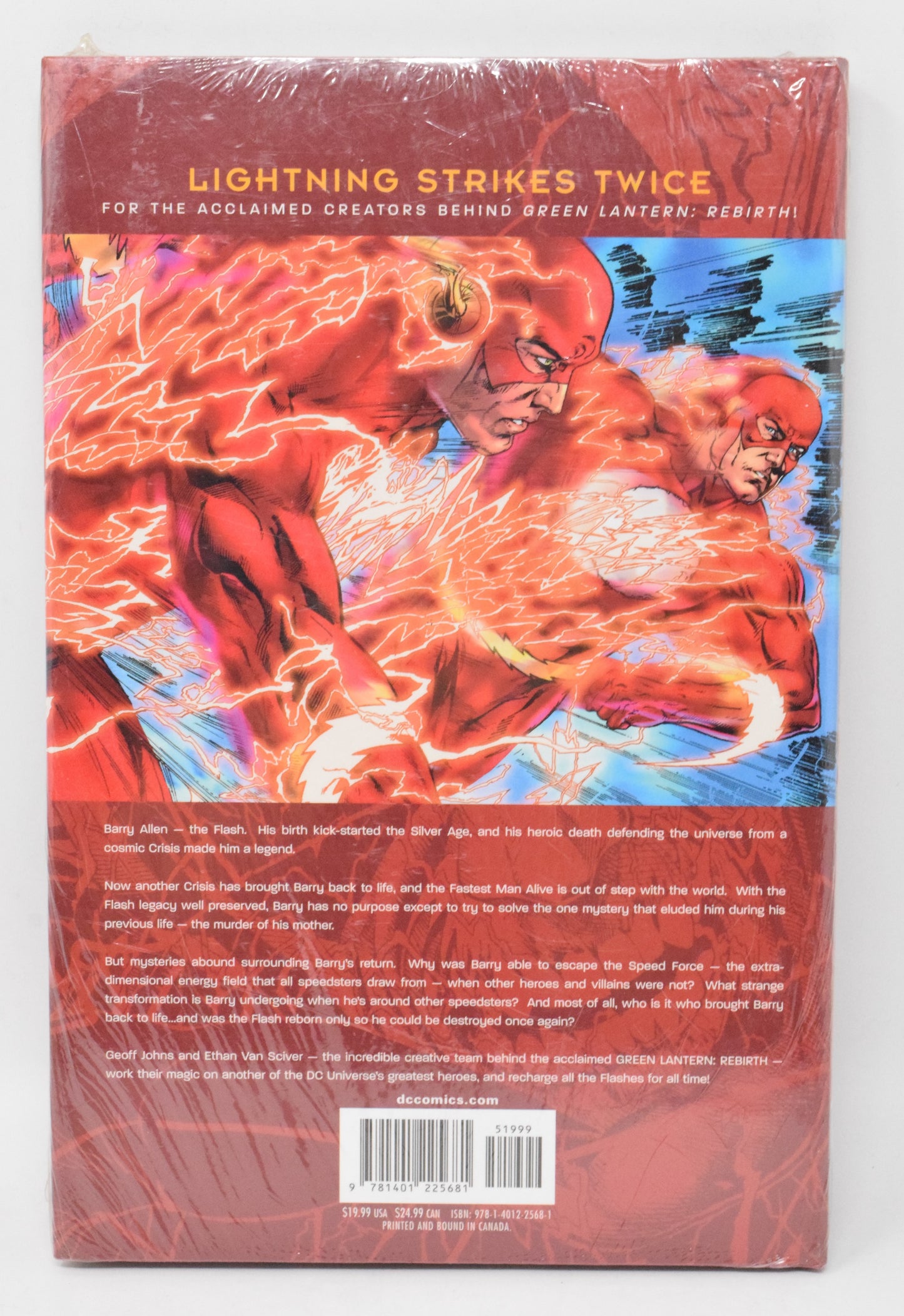 Flash Rebirth HC DC 2010 NM Geoff Johns Ethan Van Sciver