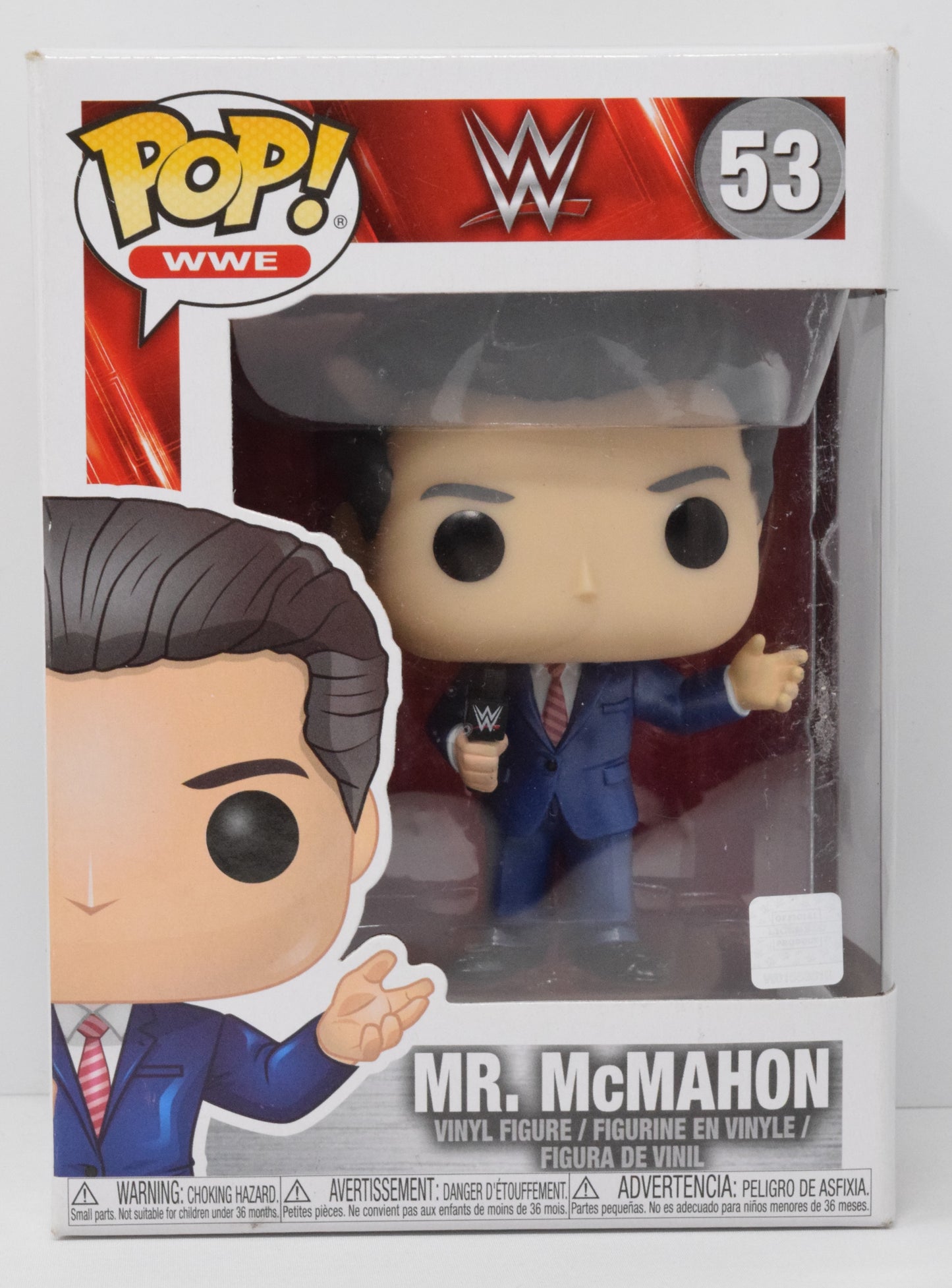 Mr McMahon WWE Wrestling Funko Pop 53 Figure New