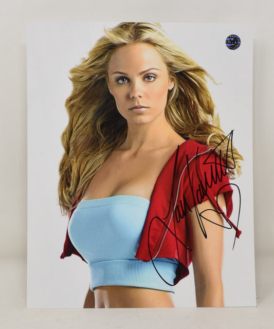 Laura Vandervoort Supergirl Bust Shot Signed Autograph 8 x 10 Photo COA