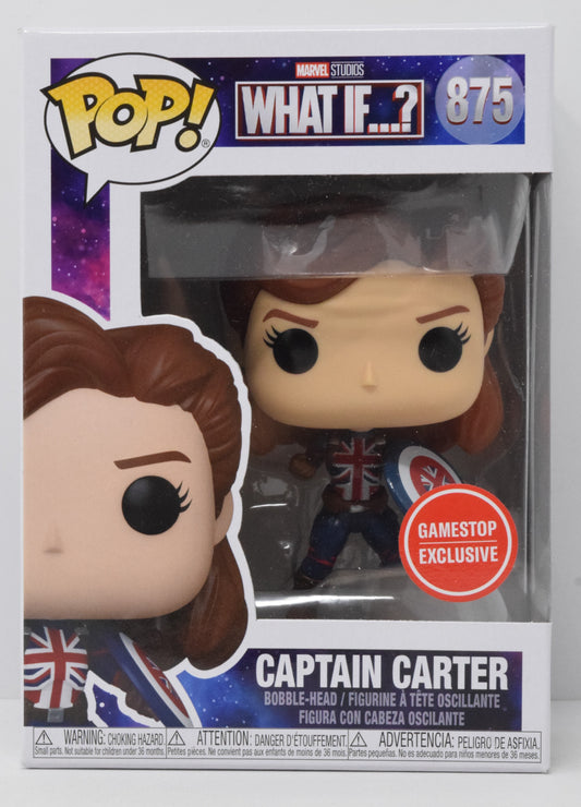 Captain Carter What If Marvel Studios Funko Pop 875 Figure Gamestop New