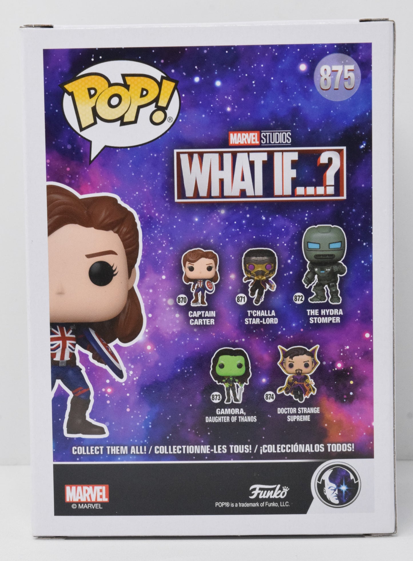 Captain Carter What If Marvel Studios Funko Pop 875 Figure Gamestop New