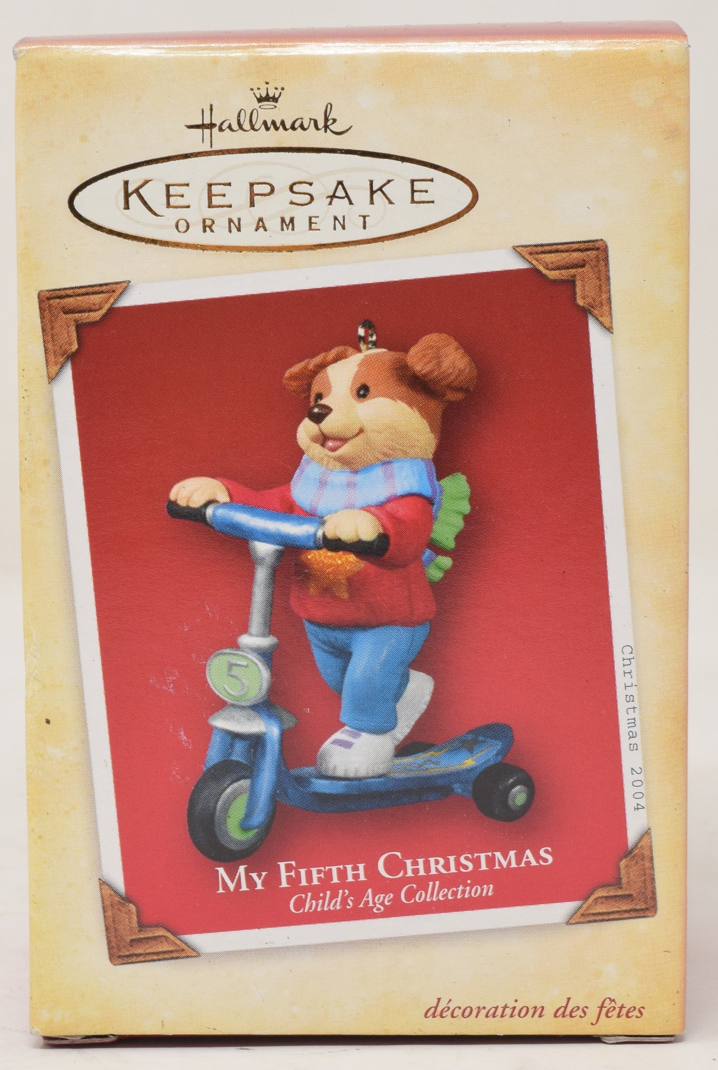 Hallmark Keepsake Ornament Bear My Fifth Christmas Tree 2004 NIB